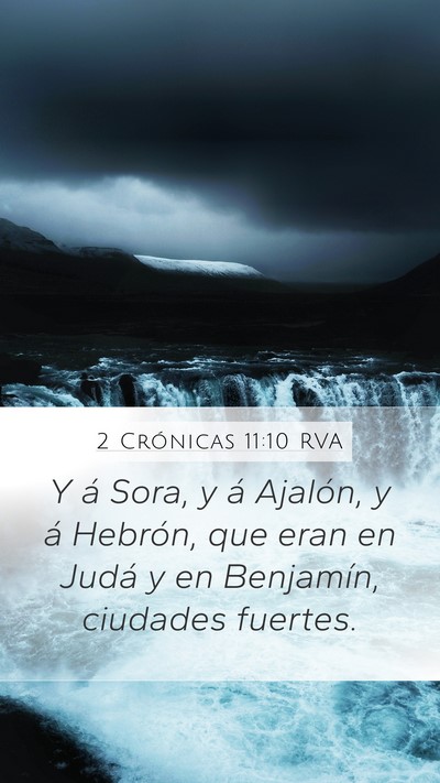 2 Crónicas 11:10 RVA Bible Verse Image