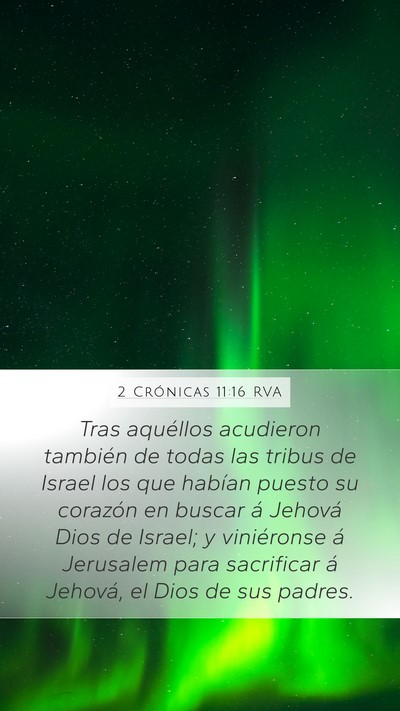 2 Crónicas 11:16 RVA Bible Verse Image