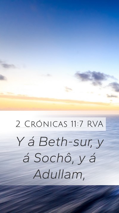 2 Crónicas 11:7 RVA Bible Verse Image
