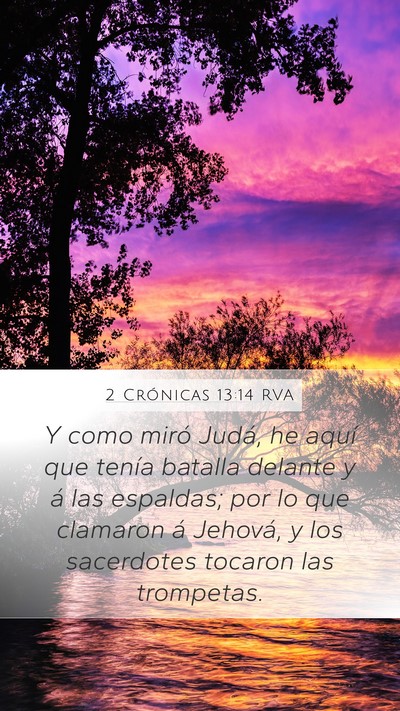 2 Crónicas 13:14 RVA Bible Verse Image