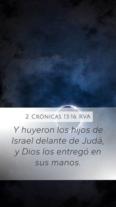 2 Crónicas 13:16 RVA Bible Verse Image
