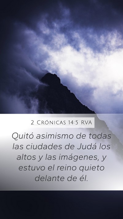 2 Crónicas 14:5 RVA Bible Verse Image