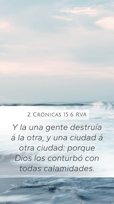 2 Crónicas 15:6 RVA Bible Verse Image