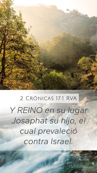 2 Crónicas 17:1 RVA Bible Verse Image