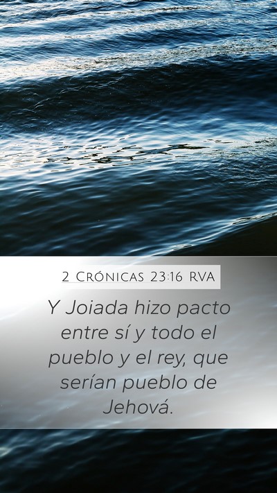 2 Crónicas 23:16 RVA Bible Verse Image
