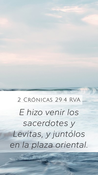 2 Crónicas 29:4 RVA Bible Verse Image
