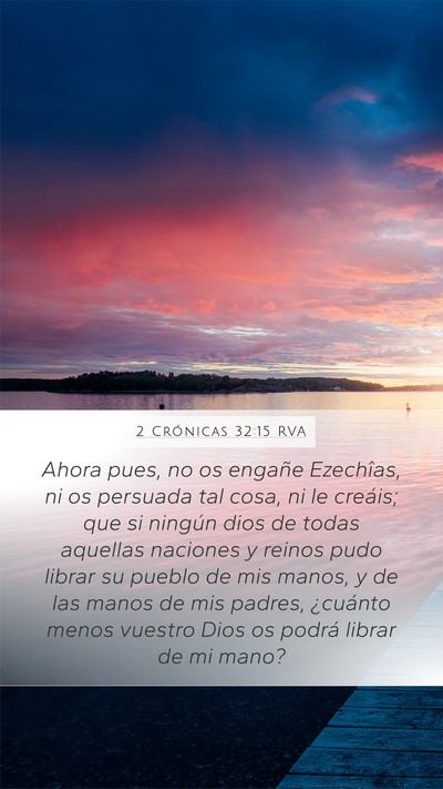 2 Crónicas 32:15 RVA Bible Verse Image