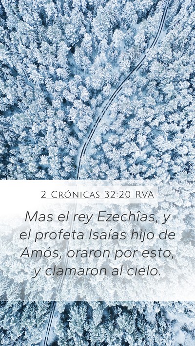 2 Crónicas 32:20 RVA Bible Verse Image