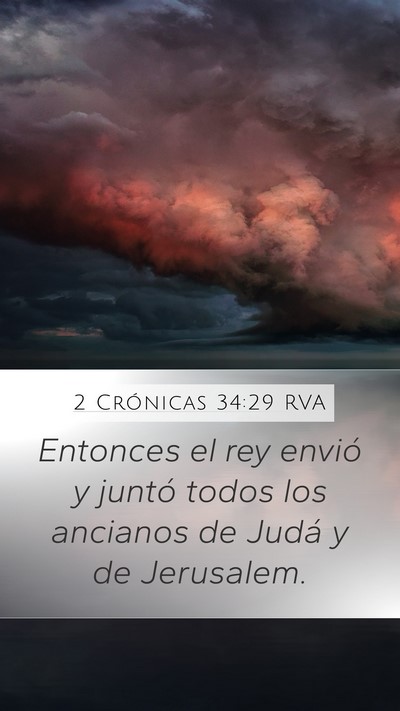 2 Crónicas 34:29 RVA Bible Verse Image