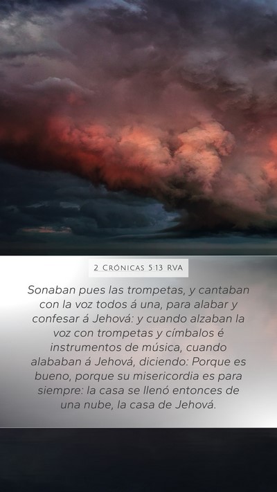 2 Crónicas 5:13 RVA Bible Verse Image