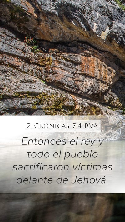 2 Crónicas 7:4 RVA Bible Verse Image
