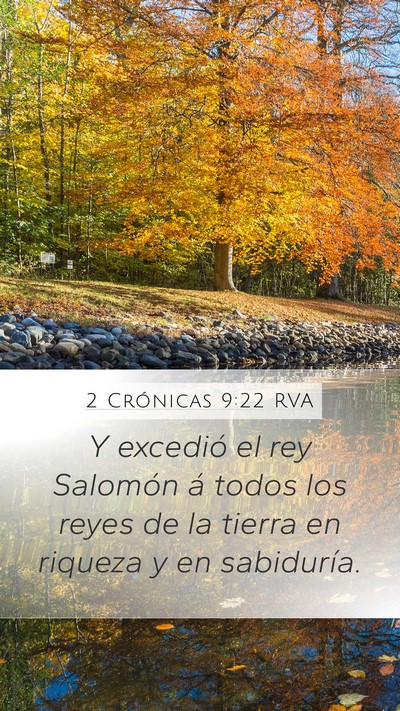2 Crónicas 9:22 RVA Bible Verse Image