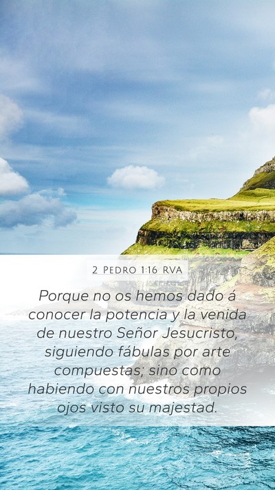 2 Pedro 1:16 RVA Bible Verse Image