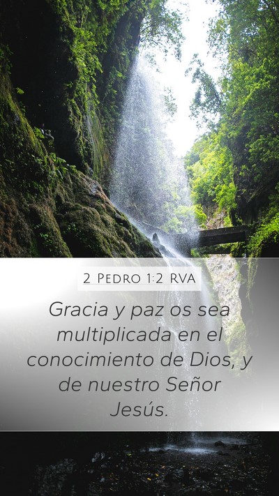 2 Pedro 1:2 RVA Bible Verse Image
