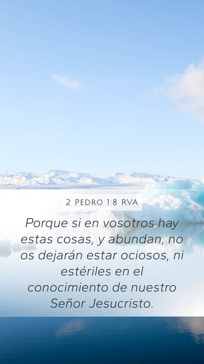 2 Pedro 1:8 RVA Bible Verse Image
