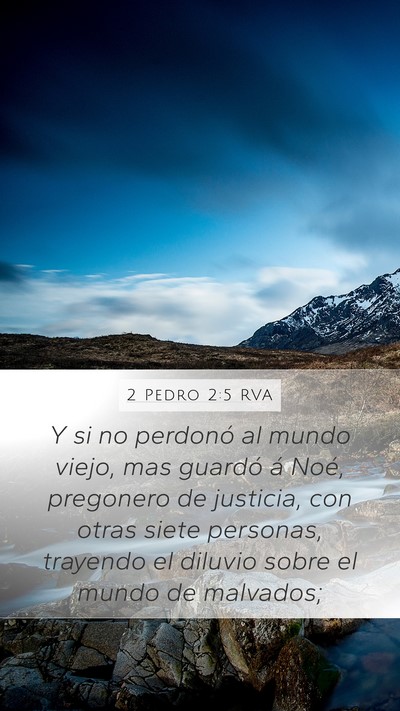 2 Pedro 2:5 RVA Bible Verse Image