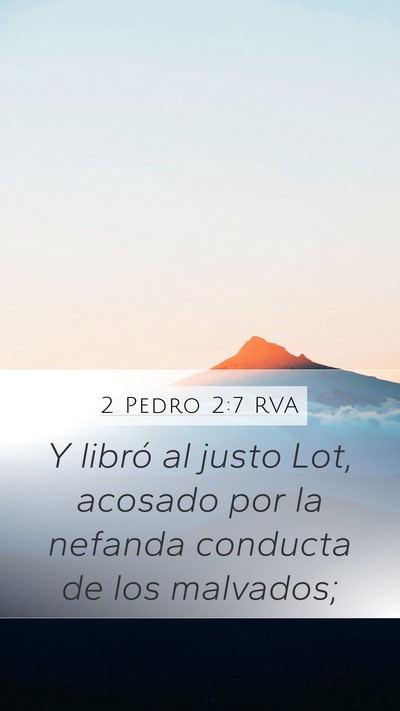 2 Pedro 2:7 RVA Bible Verse Image