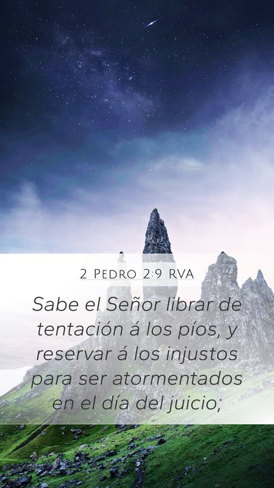 2 Pedro 2:9 RVA Bible Verse Image