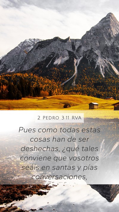 2 Pedro 3:11 RVA Bible Verse Image