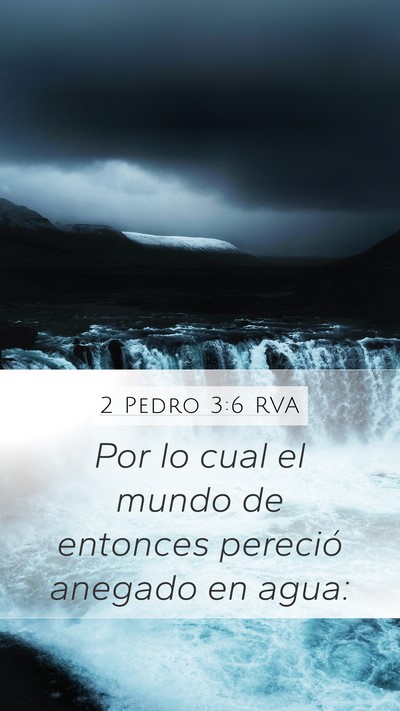 2 Pedro 3:6 RVA Bible Verse Image
