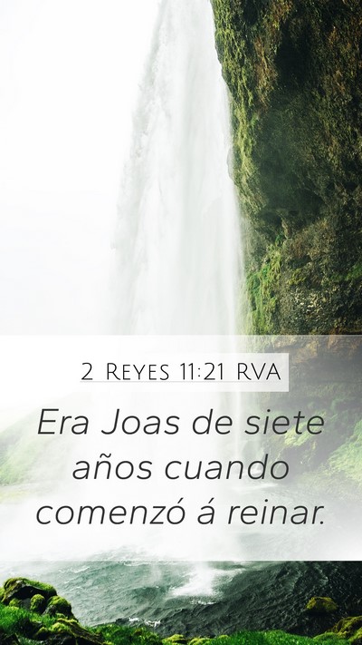 2 Reyes 11:21 RVA Bible Verse Image