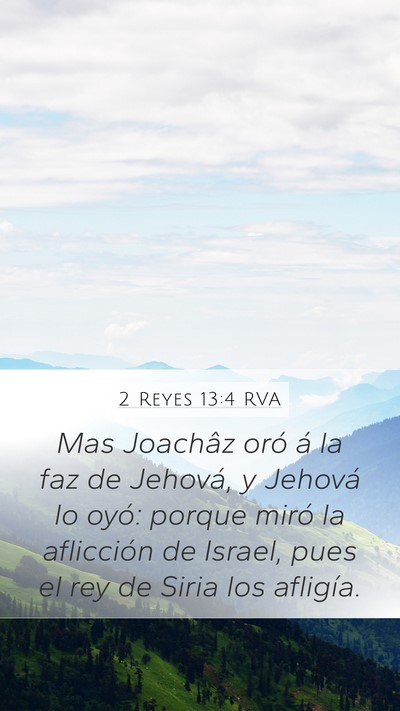 2 Reyes 13:4 RVA Bible Verse Image