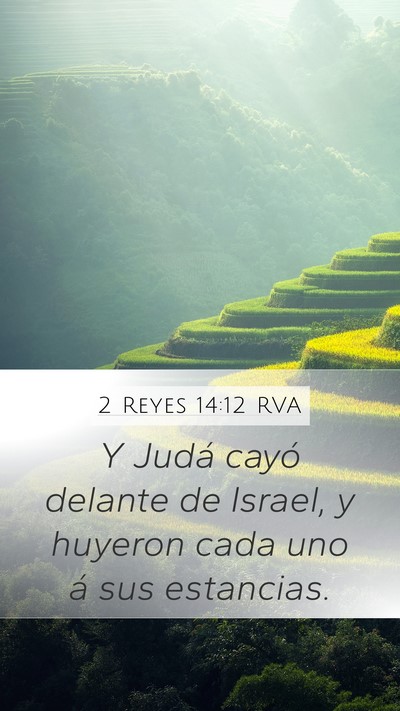 2 Reyes 14:12 RVA Bible Verse Image