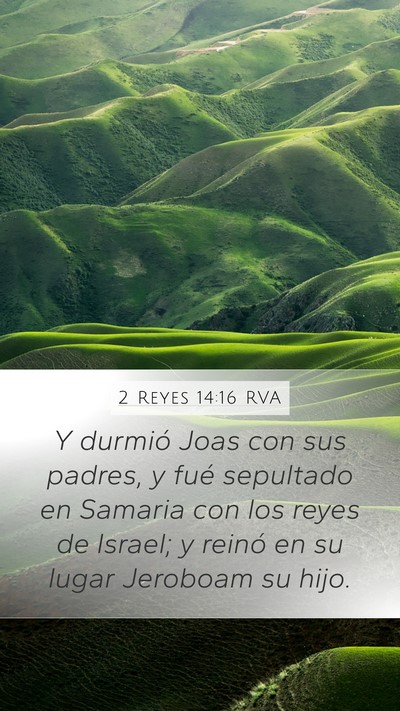 2 Reyes 14:16 RVA Bible Verse Image
