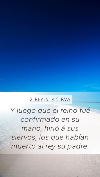 2 Reyes 14:5 RVA Bible Verse Image