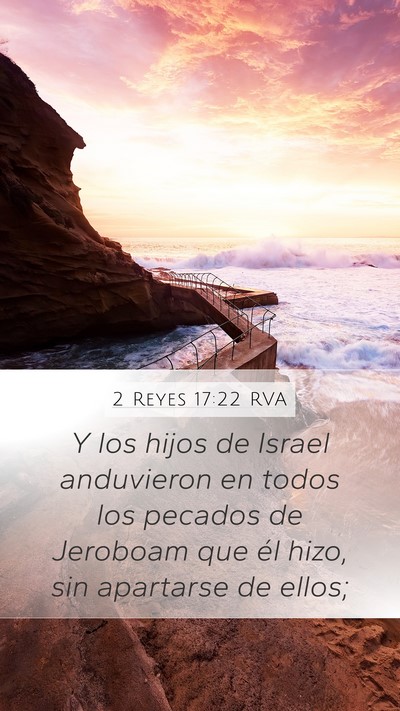 2 Reyes 17:22 RVA Bible Verse Image