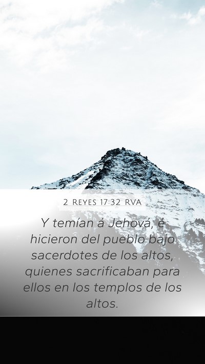2 Reyes 17:32 RVA Bible Verse Image