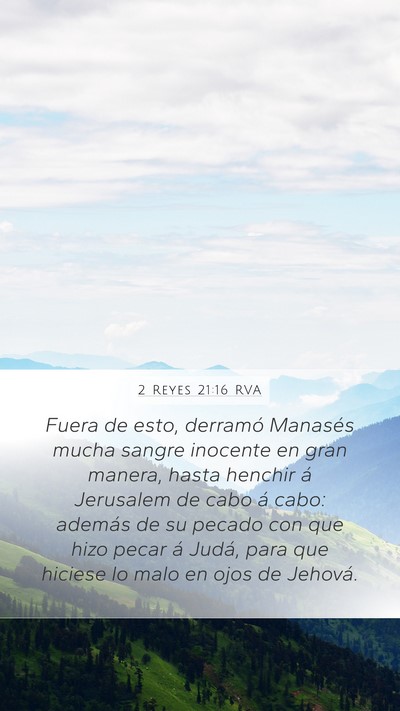 2 Reyes 21:16 RVA Bible Verse Image