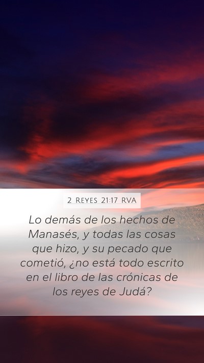 2 Reyes 21:17 RVA Bible Verse Image