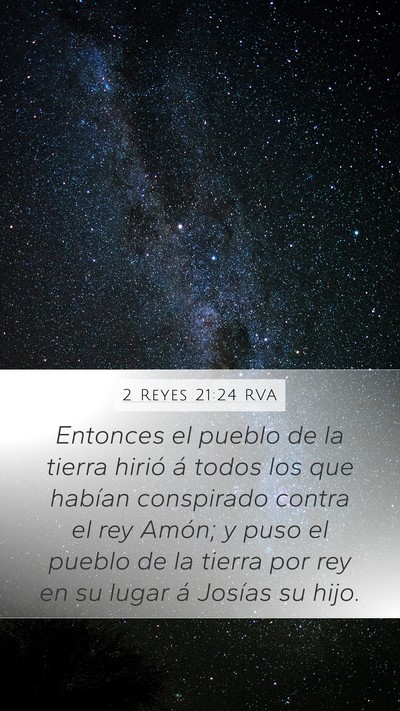 2 Reyes 21:24 RVA Bible Verse Image