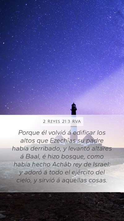 2 Reyes 21:3 RVA Bible Verse Image