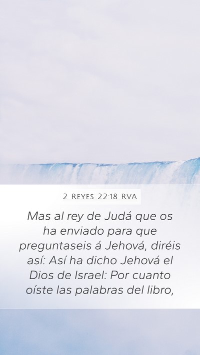 2 Reyes 22:18 RVA Bible Verse Image