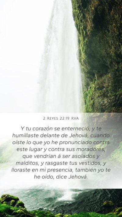2 Reyes 22:19 RVA Bible Verse Image