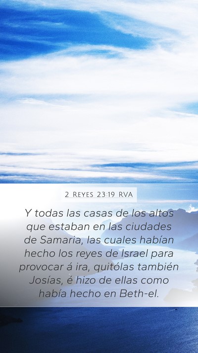 2 Reyes 23:19 RVA Bible Verse Image