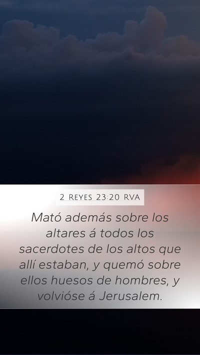 2 Reyes 23:20 RVA Bible Verse Image