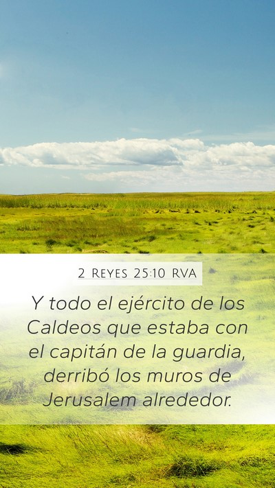 2 Reyes 25:10 RVA Bible Verse Image