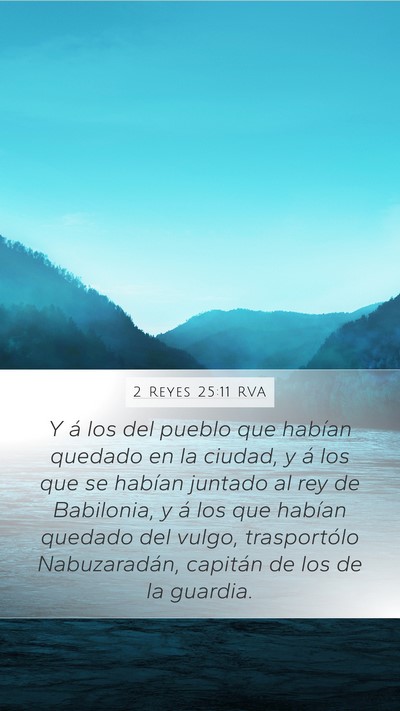 2 Reyes 25:11 RVA Bible Verse Image
