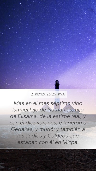 2 Reyes 25:25 RVA Bible Verse Image