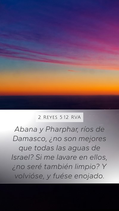 2 Reyes 5:12 RVA Bible Verse Image