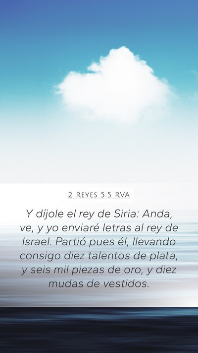 2 Reyes 5:5 RVA Bible Verse Image