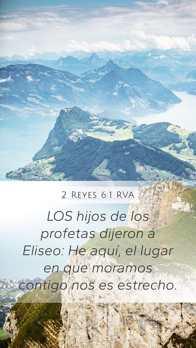 2 Reyes 6:1 RVA Bible Verse Image