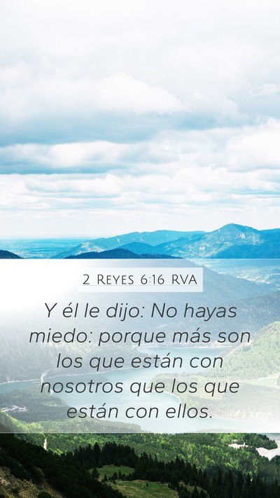 2 Reyes 6:16 RVA Bible Verse Image