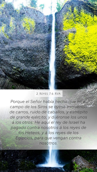 2 Reyes 7:6 RVA Bible Verse Image