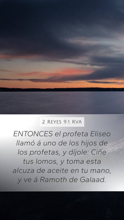 2 Reyes 9:1 RVA Bible Verse Image
