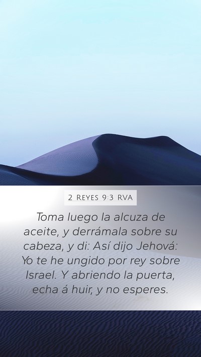 2 Reyes 9:3 RVA Bible Verse Image