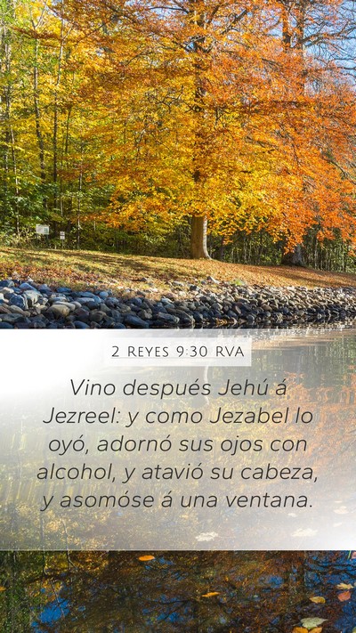 2 Reyes 9:30 RVA Bible Verse Image
